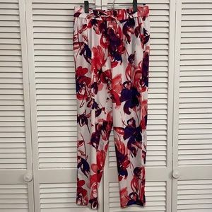 Calvin Klein Floral Wide Leg Pants
